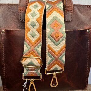 Neutral Crossbody Strap Woven Boho Purse Strap Guitar Bag Strap NEW! FAST SHIP